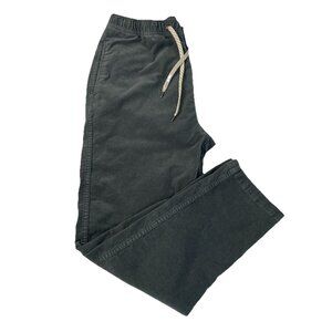Vuori Optimist Corduroy Pants Men’s XL Drawstring Gray Stretch V440 Casual